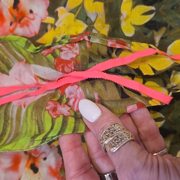 Elie Tahari Floral Print Tank Blouse - Picture 8 of 14